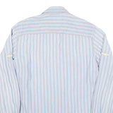 LAUREN RALPH LAUREN Womens Blue & Red Striped Shirt S Cotton Blend Casual