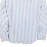 LAUREN RALPH LAUREN Womens Blue & Red Striped Shirt S Cotton Blend Casual