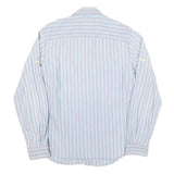 LAUREN RALPH LAUREN Womens Blue & Red Striped Shirt S Cotton Blend Casual