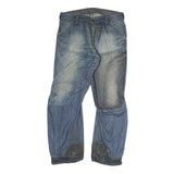 G-STAR Mens Blue Regular Jeans Denim Medium W33 L31 Stylish Patchwork Zip