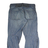 G-STAR Mens Blue Regular Jeans Denim Medium W33 L31 Stylish Patchwork Zip