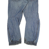 G-STAR Mens Blue Regular Jeans Denim Medium W33 L31 Stylish Patchwork Zip