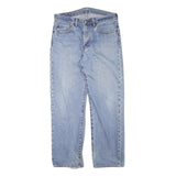 LEVI'S Mens Jeans Blue Regular Straight Denim Medium W32 L29 Classic Zip Closure