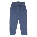 LEE Mens Loose Fit Blue Denim Jeans W32 L29 Classic Cotton Zip Pockets