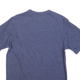 CHAMPION Mens Blue Jersey T-Shirt M Short Sleeve Crew Neck Branded Logo Comfort