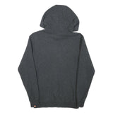 ELLESSE Womens Grey Hoodie UK 6 Cotton Blend Pullover Casual Sweatshirt