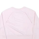 NIKE Womens Pink Crew Neck XS Cotton Blend Pullover Sweatshirt Sportswear
