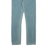 LEVI'S Mens Slim Blue Denim Light W31 L29 Zip Jeans Casual Classic