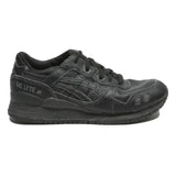 ASICS Gel Lyte III Womens Lace-Up Trainers Black Leather UK 3.5 Classic