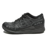 ASICS Gel Lyte III Womens Lace-Up Trainers Black Leather UK 3.5 Classic