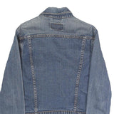 LEVI'S Womens Blue Denim Button Jacket M Cotton Classic Western Style