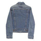 LEVI'S Womens Blue Denim Button Jacket M Cotton Classic Western Style