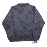 LEGEA Mens Blue & Black Reversible Zip Front Jacket M Polyester Sportswear