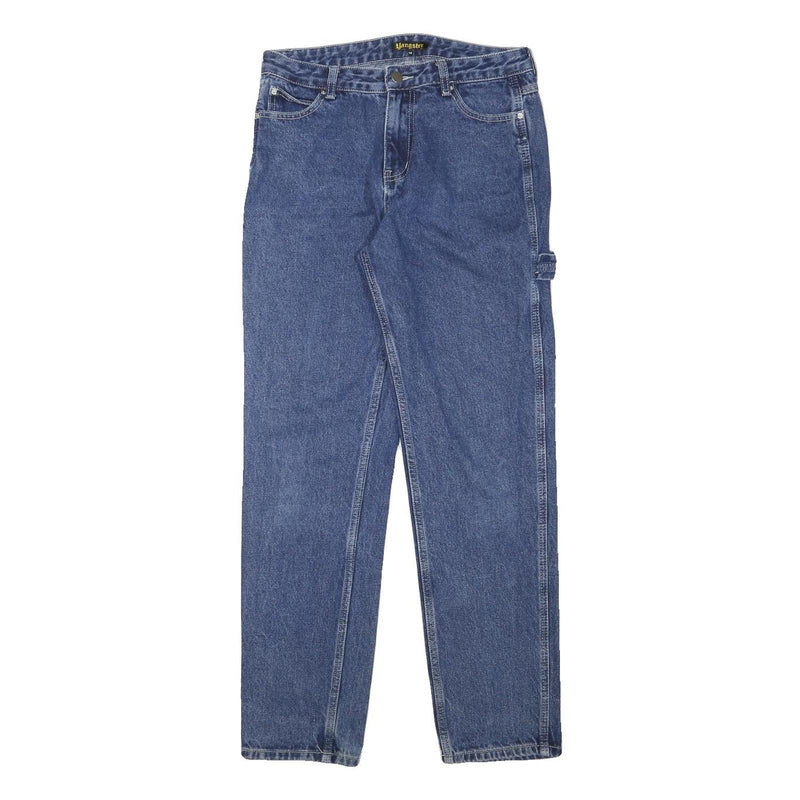 YOUNGSTER Boys Regular Blue Denim Jeans W28 L28 Zip Cotton Blend Workwear