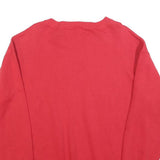 DELTA Mens Red Wisconsin Rose Bowl Crew Neck XL Sweatshirt Vintage Sportswear