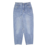 Womens Regular Fit Blue Denim Jeans W30 L30 Zip Closure Cotton Blend Classic