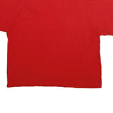 MAJESTIC Mens Red Angels Baseball T-Shirt 2XL Short Sleeve Crew Neck Cotton