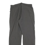 TREVOLUTION Mens Regular Fit Grey Polyester Trousers W34 L32 Zip Casual Outdoor