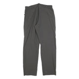 TREVOLUTION Mens Regular Fit Grey Polyester Trousers W34 L32 Zip Casual Outdoor