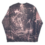 CHAMPION Mens Black & Pink Graphic Long Sleeve Crew Neck T-Shirt M