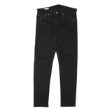 LEVI'S 511 Mens Jeans Black Slim Skinny Denim W30 L28 Stylish Zip Closure