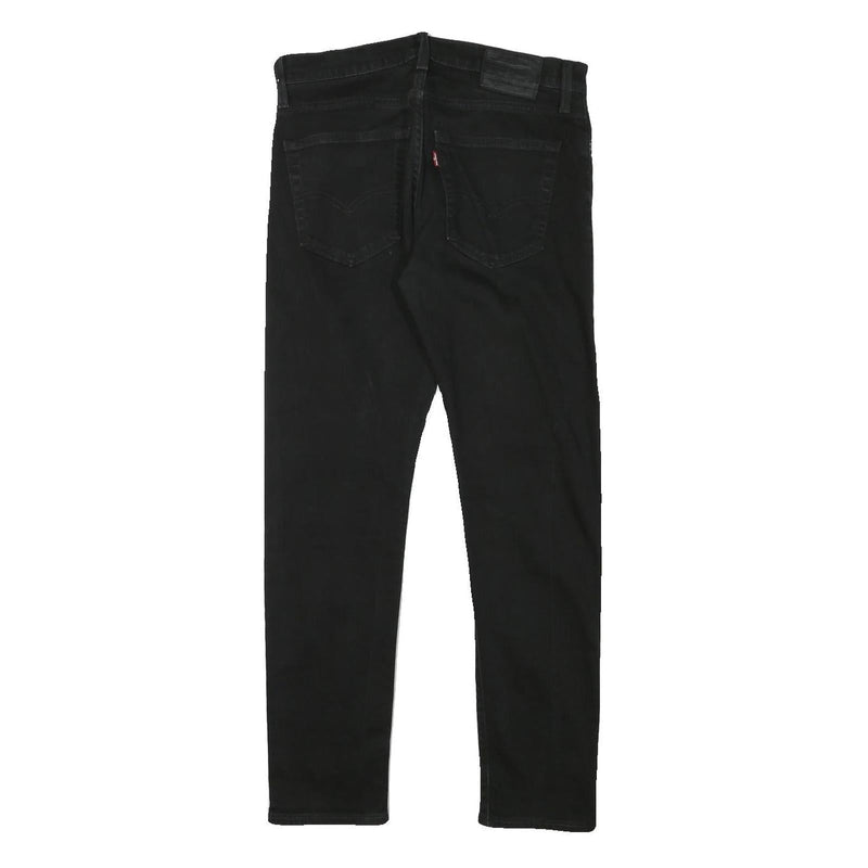 LEVI'S 511 Mens Jeans Black Slim Skinny Denim W30 L28 Stylish Zip Closure
