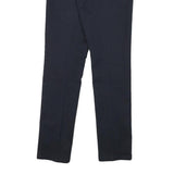 CARHARTT WIP Mens Cotton Blend Navy Slim Tapered Trousers W30 L32 Workwear Zip