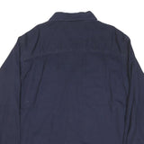CARHARTT Mens Blue Workwear Cotton Blend Shirt L Curtiss-Wright Logo