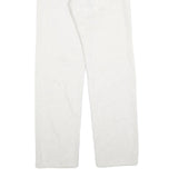 VERSACE JEANS COUTURE Mens White Regular Straight Denim Light W30 L34 Button