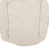 WRANGLER Mens Beige Cotton Blend Shirt M Button Down Long Sleeve Classic