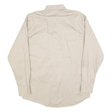 WRANGLER Mens Beige Cotton Blend Shirt M Button Down Long Sleeve Classic