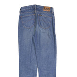 LEE Womens Jeans Blue Regular Straight Denim Light W27 L31 Classic Fit Zip