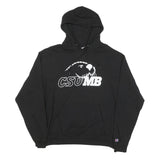 CHAMPION Mens Black CSUMB Pullover Hoodie L Cotton Blend Comfortable Casual