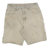 WRANGLER Mens Shorts Beige Casual Cotton Blend M W32 Utility Workwear