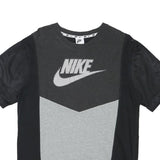 NIKE Mens Black & Grey Graphic T-Shirt M Short Sleeve Crew Neck Sportswear