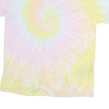 GILDAN Mens Yellow & Pink Destin Florida Graphic T-Shirt L Short Sleeve Crew