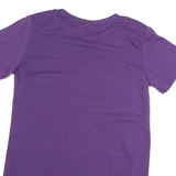 CARHARTT Womens Purple T-Shirt S Short Sleeve Crew Neck Pocket Logo