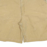 CARHARTT Mens Shorts Beige Casual Plain L W36 Workwear Durable Fit