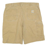 CARHARTT Mens Shorts Beige Casual Plain L W36 Workwear Durable Fit