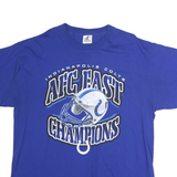 LOPH ATHLETIC Mens Blue Indianapolis Colts Graphic T-Shirt XL Short Sleeve Crew