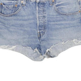 LEVI'S Womens Denim Blue Cut-Off Shorts M W31 Frayed Hem Casual Summer