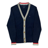 Tommy Hilfiger Cardigan - Small Navy Cotton