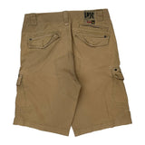 Lost Cargo Shorts - 33W 12L Beige Cotton