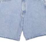 WRANGLER Mens Denim Shorts Blue Casual M W34 Cotton Blend Button Closure