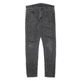 LEVI'S Mens Slim Black Jeans Denim Medium W33 L31 Slim Fit Zip Closure Stylish