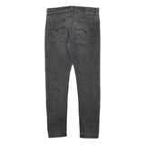 LEVI'S Mens Slim Black Jeans Denim Medium W33 L31 Slim Fit Zip Closure Stylish