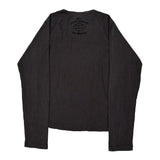 Harley Davidson Long Sleeve T-Shirt - XL Gray Cotton