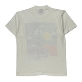 Screen Stars Cartoon T-Shirt - Large White Cotton Blend