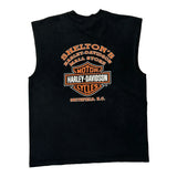 Shelton'S Harley-Davidson Mall Store Harley Davidson Graphic Vest - Large Black Cotton