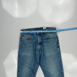 Levis Boot Cut Jeans - 32W 30L Blue Cotton